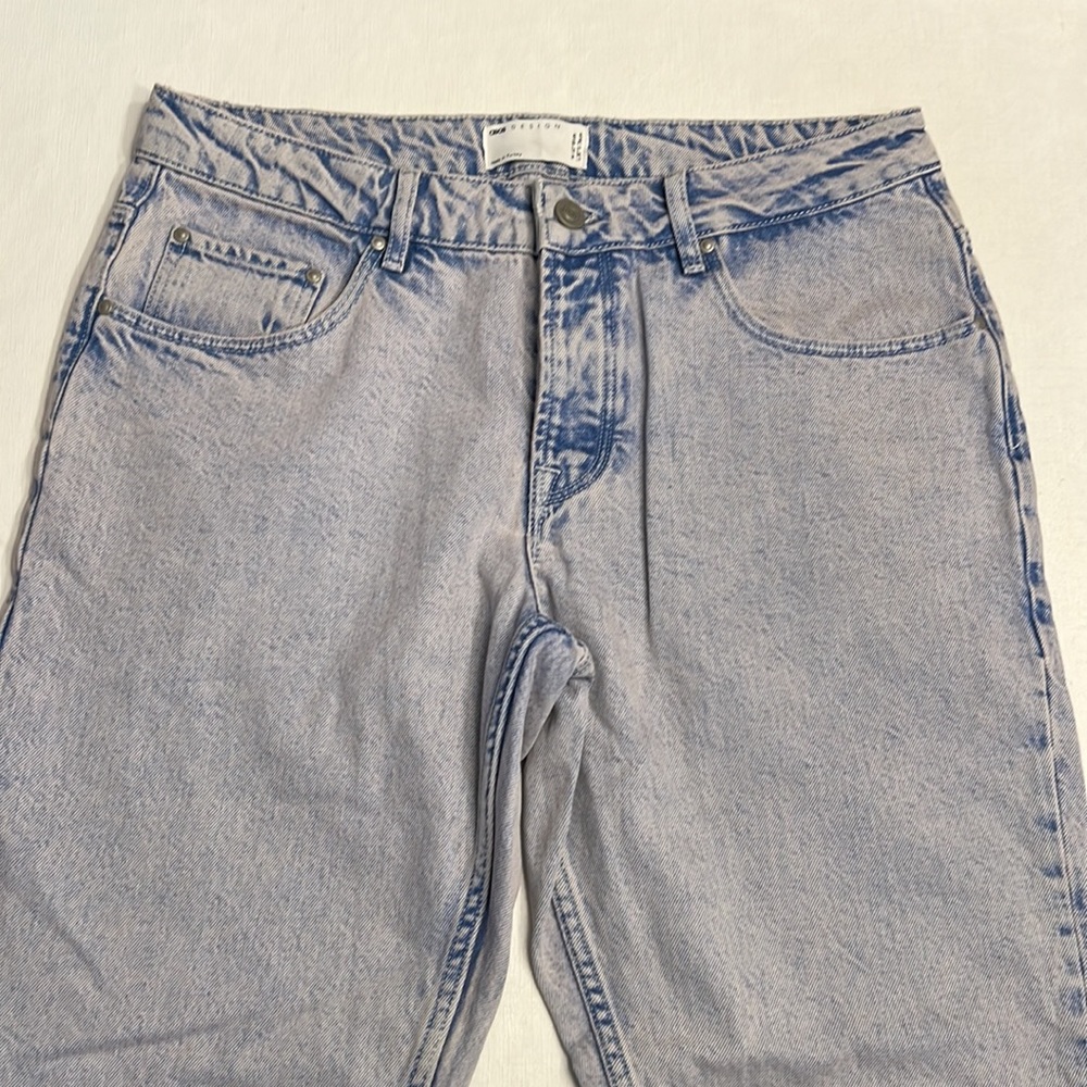 ASOS Design Straight Leg Pants In Washed Lavender - Picture 5 of 8